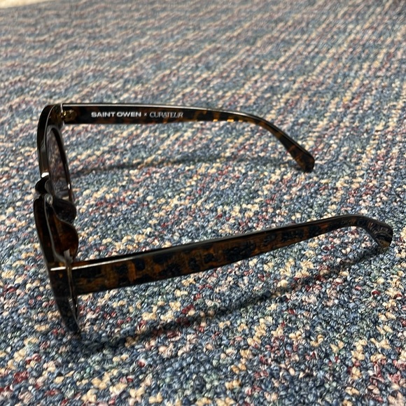 NWOT Saint Owen WYLDE Tortoise Shell Sunglasses and case - Picture 3 of 5